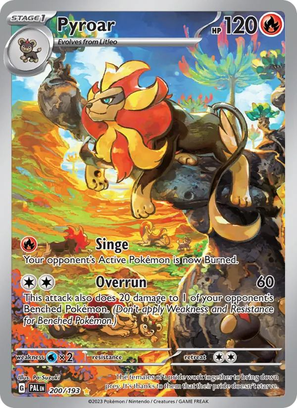 Pyroar full card art