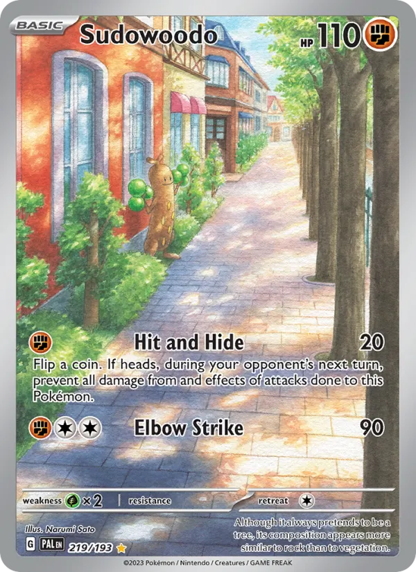 Sudowoodo full card art