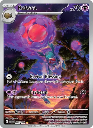 Rabsca #215 · Paldea Evolved Pokémon card