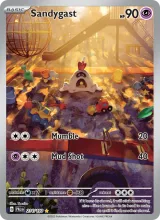 Sandygast · Paldea Evolved Pokémon card