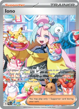 Iono #269 · Paldea Evolved Pokémon card