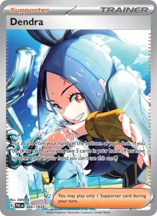Dendra #266 · Paldea Evolved Pokémon card