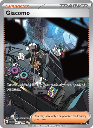 Giacomo #267 · Paldea Evolved Pokémon card