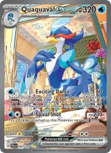 Quaquaval ex · Paldea Evolved Pokémon card