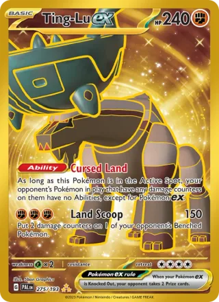 Ting-Lu ex #275 · Paldea Evolved Pokémon card