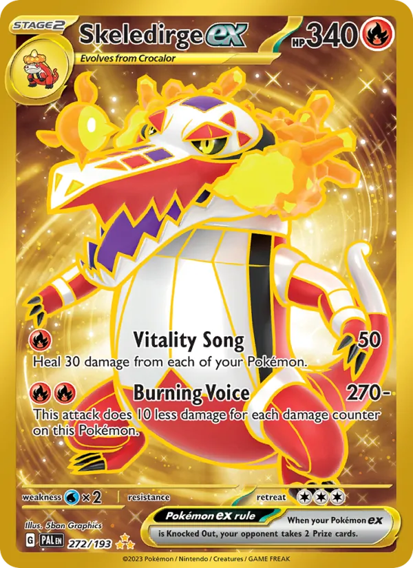 Skeledirge ex full card art