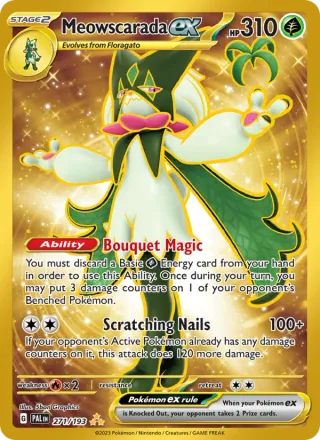 Meowscarada ex #271 · Paldea Evolved Pokémon card