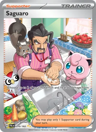 Saguaro #270 · Paldea Evolved Pokémon card