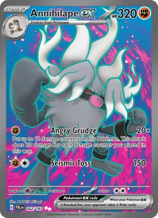 Annihilape ex #242 · Paldea Evolved Pokémon card