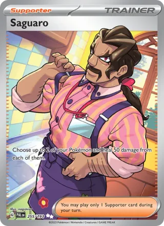Saguaro #255 · Paldea Evolved Pokémon card