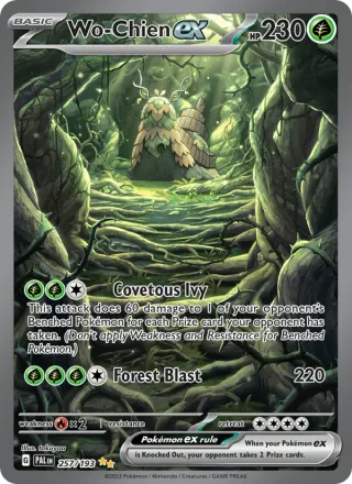 Wo-Chien ex #257 · Paldea Evolved Pokémon card