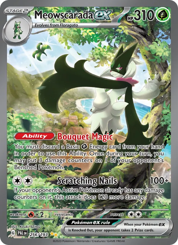 Meowscarada ex full card art