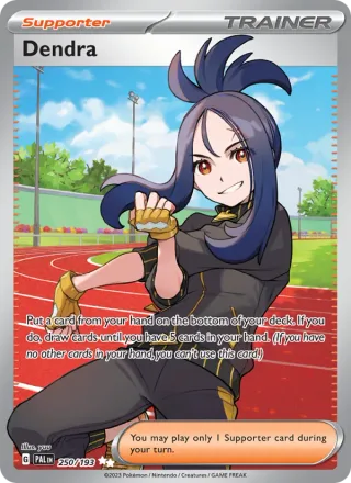 Dendra #250 · Paldea Evolved Pokémon card