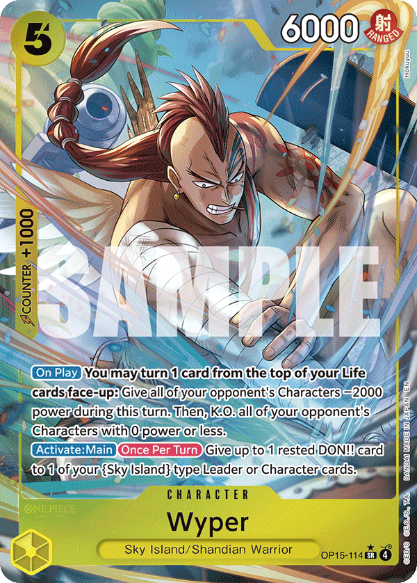 Wyper (Luffy Deck) full card art