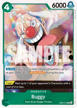 Buggy #EB02-018 · Extra Booster: Anime 25th Collection One Piece card