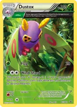 Dustox · Roaring Skies Pokémon card