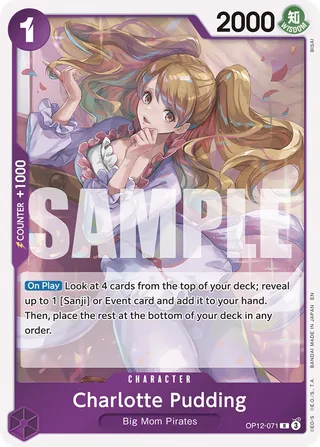 Charlotte Pudding #OP12-071 · Legacy of the Master One Piece card