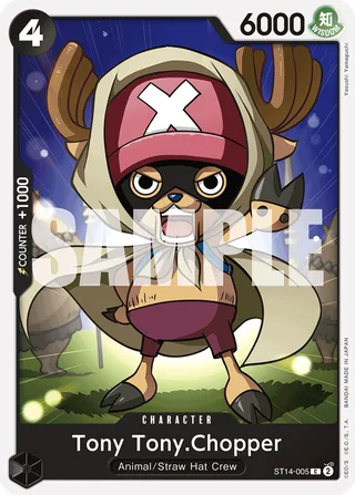 Tony Tony.Chopper #ST14-005 · ST-14: Starter Deck 14 3D2Y One Piece card
