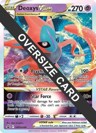 Deoxys VSTAR - SWSH268 #SWSH268 · Jumbo cards Pokémon card