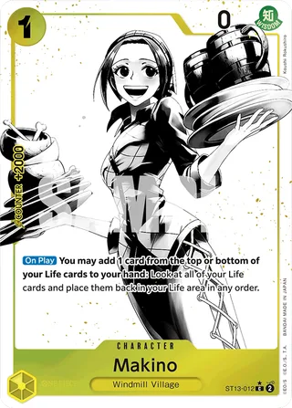 Makino (Parallel) #ST13-012-parallel · ST-13: Ultra Deck The Three Brothers One Piece card
