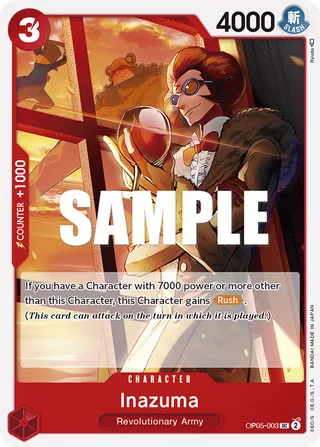 Inazuma #OP05-003 · Awakening of the New Era: 1st Anniversary Tournament Cards One Piece card