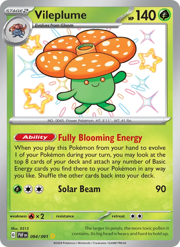 Vileplume full card art