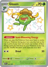Gloom · Paldean Fates Pokémon card