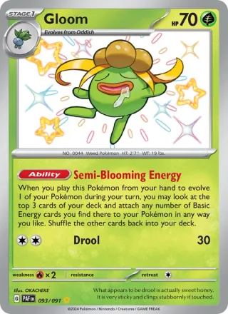 Gloom #093 · Paldean Fates Pokémon card