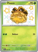 Pineco · Paldean Fates Pokémon card
