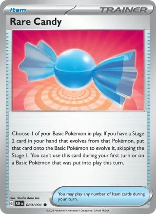 Rare Candy #089 · Paldean Fates Pokémon card