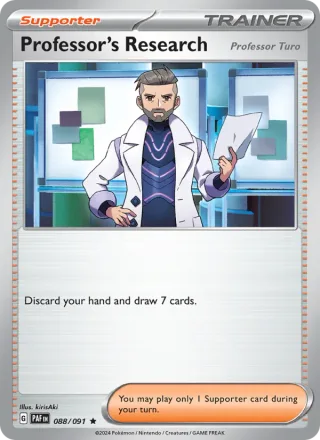 Professor's Research #088 · Paldean Fates Pokémon card