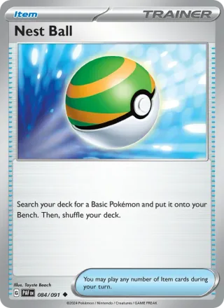 Nest Ball #084 · Paldean Fates Pokémon card