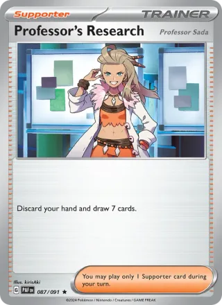 Professor's Research #087 · Paldean Fates Pokémon card