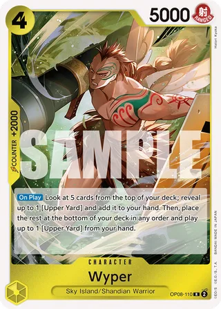 Wyper #OP08-110 · Two Legends One Piece card