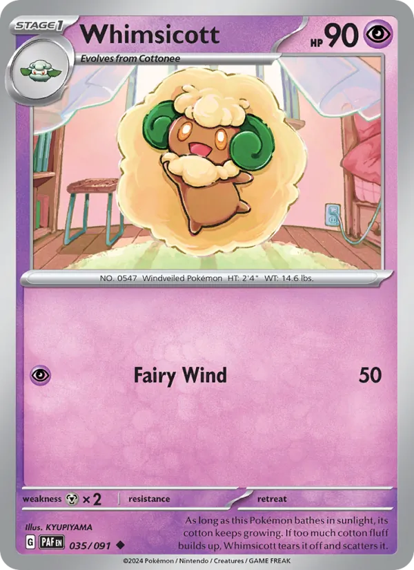 Whimsicott full card art