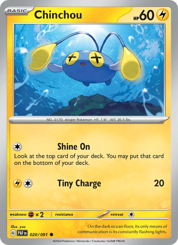 Chinchou full card art