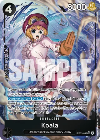 Koala (Alternate Art) #EB03-042-alternate-art · Extra Booster: One Piece Heroines Edition One Piece card