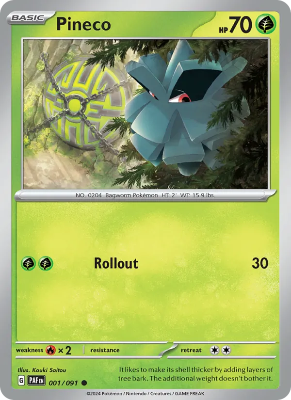 Pineco full card art