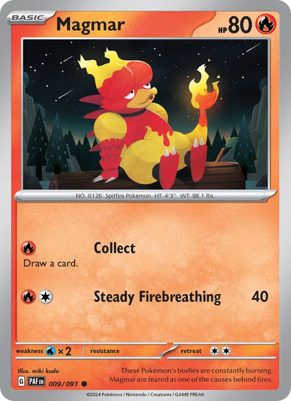 Magmar full card art