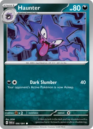 Haunter #056 · Paldean Fates Pokémon card