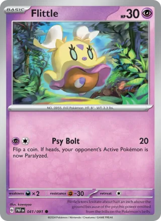 Flittle #041 · Paldean Fates Pokémon card