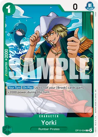 Yorki #OP15-034 · Adventure on Kami's Island One Piece card