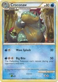 Croconaw #13 · HS trainer Kit (Gyarados) Pokémon card