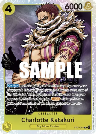 Charlotte Katakuri #ST07-003 · ST-07: Starter Deck 7 Big Mom Pirates One Piece card