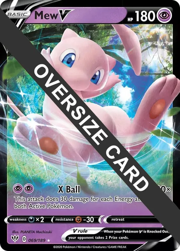 Mew V full card art