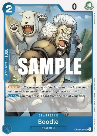 Boodle (Dash Pack) #OP03-050-dash-pack · Kingdoms of Intrigue One Piece card