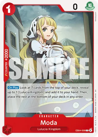 Moda #EB04-006 · Adventure on Kami's Island One Piece card