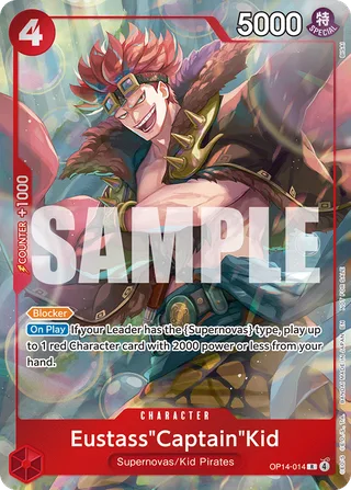 Eustass"Captain"Kid (Premium Card Collection -Best Selection Vol. 6-) #OP14-014-premium-card-collection-best-selection-vol-6 · One Piece Promotion Cards One Piece card