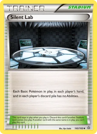 Silent Lab #140 · Primal Clash Pokémon card