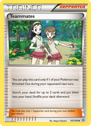 Teammates #141 · Primal Clash Pokémon card